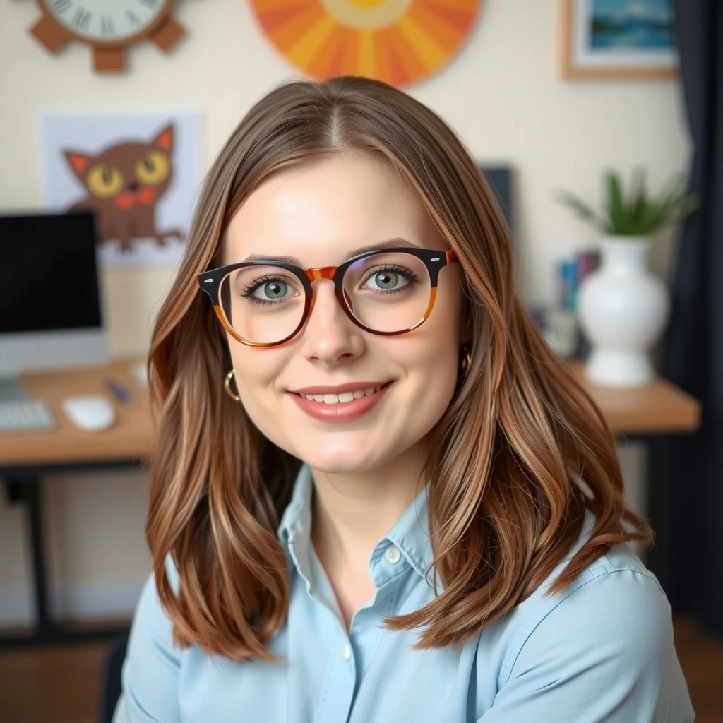 Portret profesional al unui designer UI/UX zâmbitor