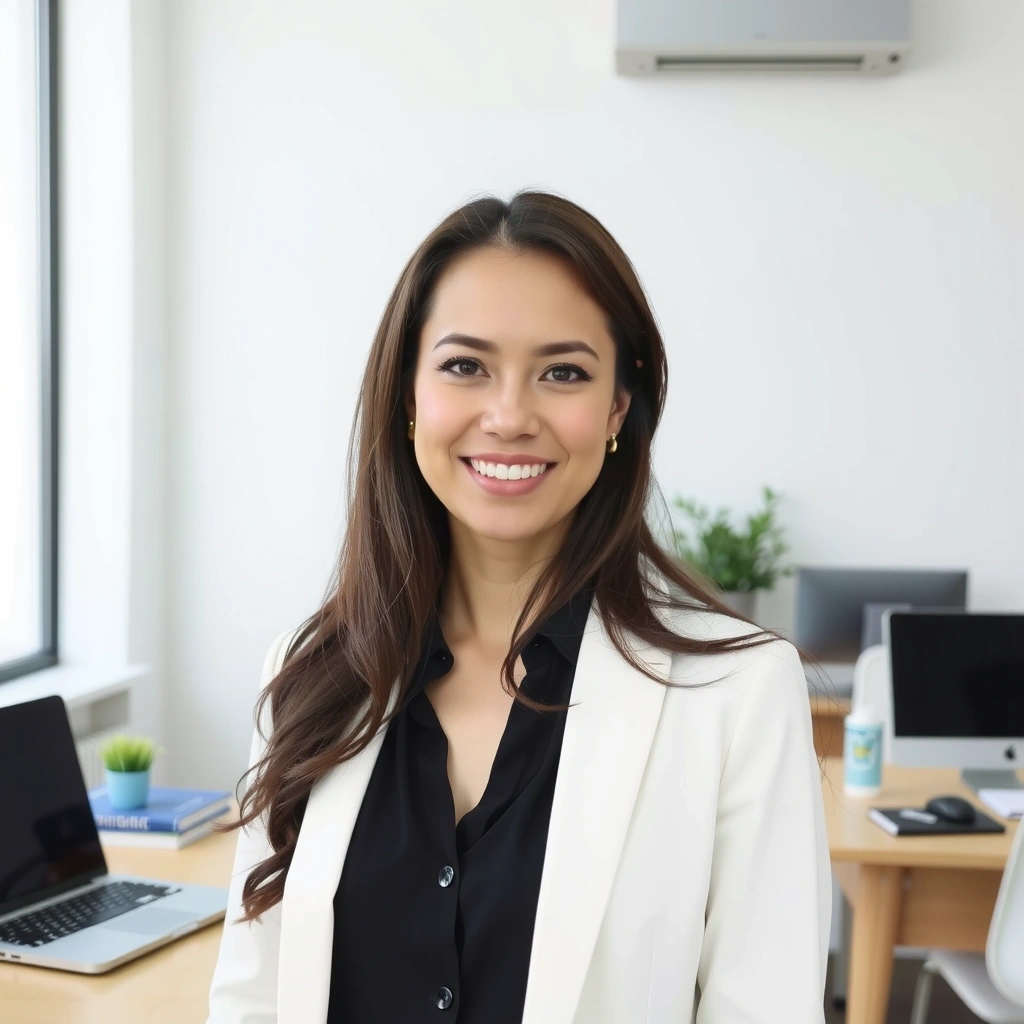 Portret profesional al unui manager de proiect zâmbitor