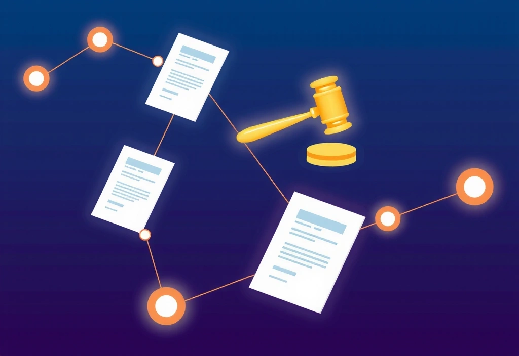 Ilustrație abstractă a legilor și regulamentelor digitale